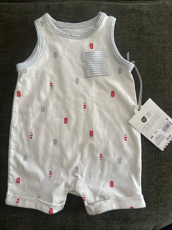 cloud island Other - cloud island blue and gray baby onesie